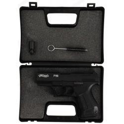 PACK Pistolet Walther P99 Noir Umarex 9mm PAK + 50 cartouches &agrave; blanc Titan 9mm PAK 