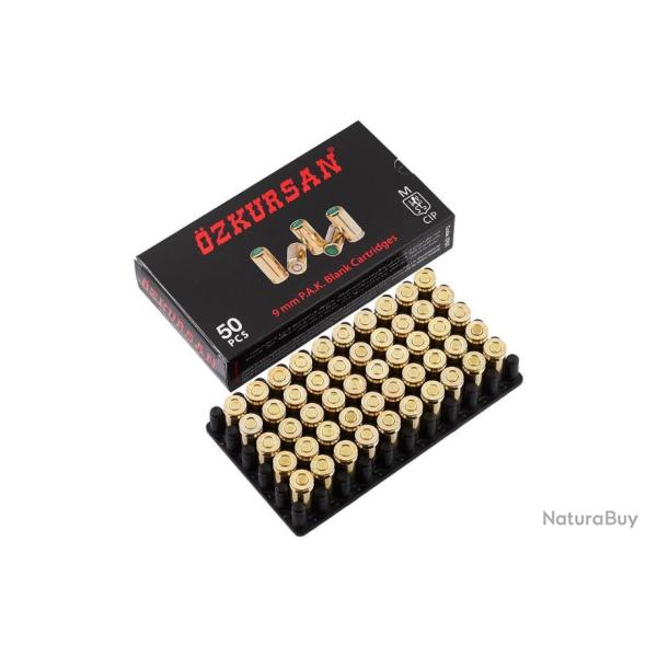 CARTOUCHES A BLANC CAL. 9 MM PAK