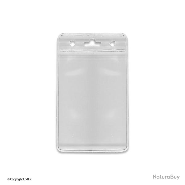 Pochette souple pour badge 86 x 54 vertical