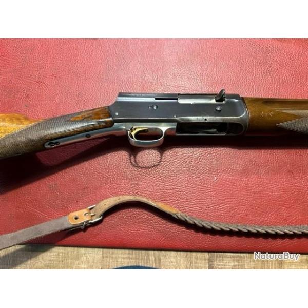 FUSIL OCCASION BROWNING AUTO 5 ACIER CROSSE ANGLAISE CAL 12/70 CANON 66cm CHOKE INTER .