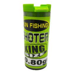Recharge plomb Shoter King Size Fun Fishing 0.8