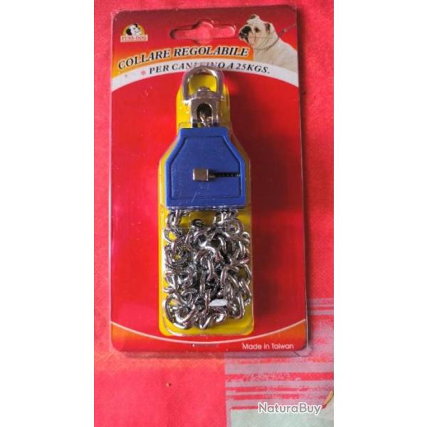 Collier reglable pour chien