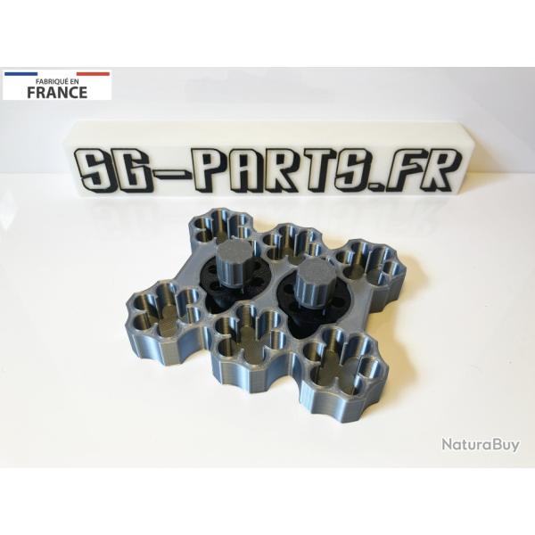 *PROMO* Pack Bloc chargement (6) + 2 Speed Loader Revolver 6 coups 38SP/357 Mag **M**