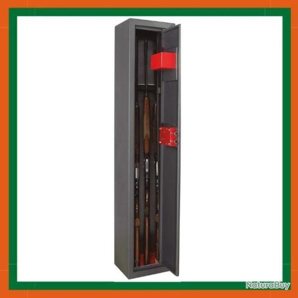 Coffre-fort pour 3 fusils - Acier s�curitaire 2mm - Garantie 3 ans - Livraison gratuite et rapide