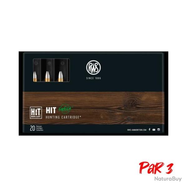 Balles RWS Hit - Cal. 5.6x50 R Mag - 2.6 g / Par 3