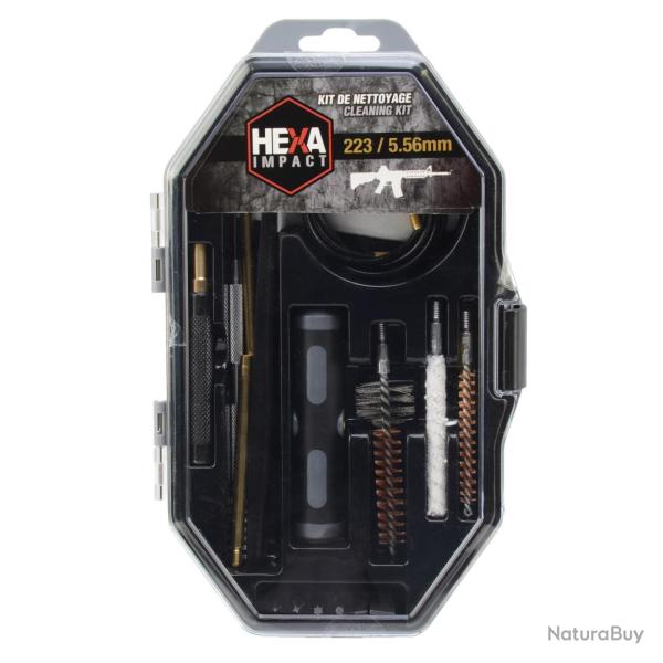 Kit de nettoyage HEXA IMPACT pour armes cal. 223 - 5.56