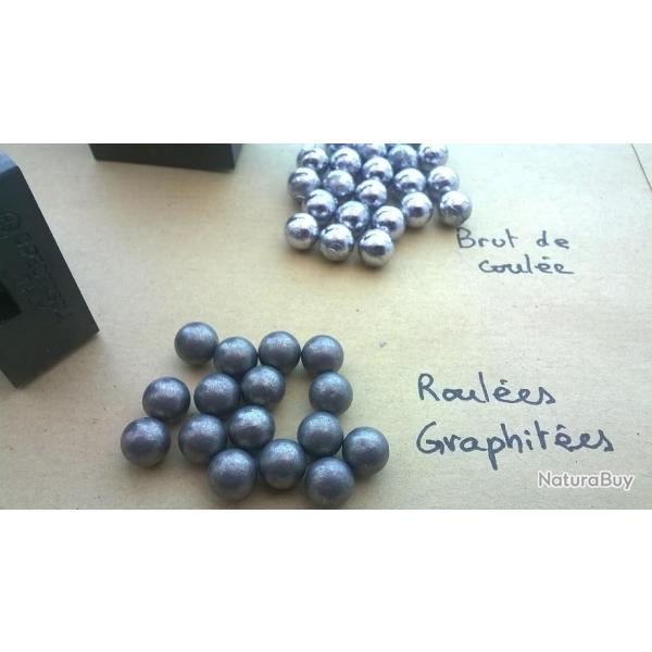 100 Balles ronde Calibre 44 (0.451 inch) roul�es graphit�es