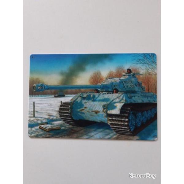 PLAQUE METAL WWII "TIGRE ROYAL FRONT DE L EST "