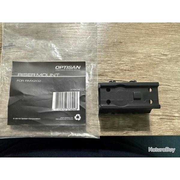 ADAPTATEUR REHAUSSE OPTISAN POUR POINT ROUGE RMX202