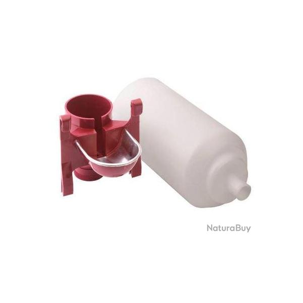 Abreuvoir pour lapins mixte avec bouteille