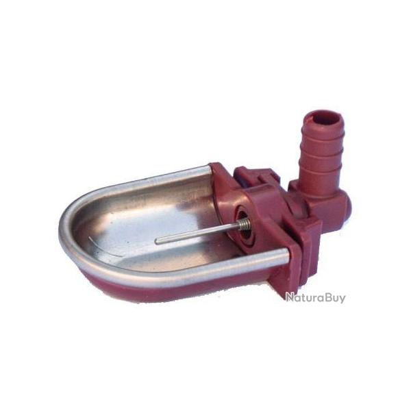 Abreuvoir tube flexible avec robinet flotteur 90 degr�s