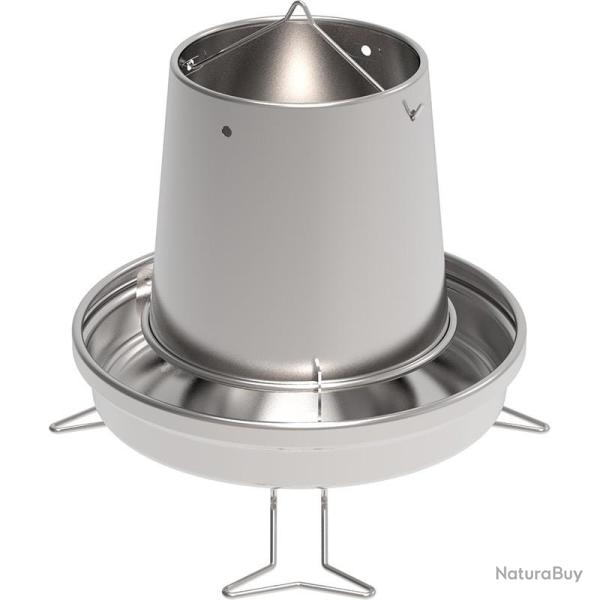 Tr�mie m�tallique suspendue pour la volaille eco 9 L