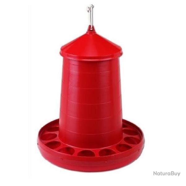 Mangeoire plastique � tr�mie r�glable 16 kg