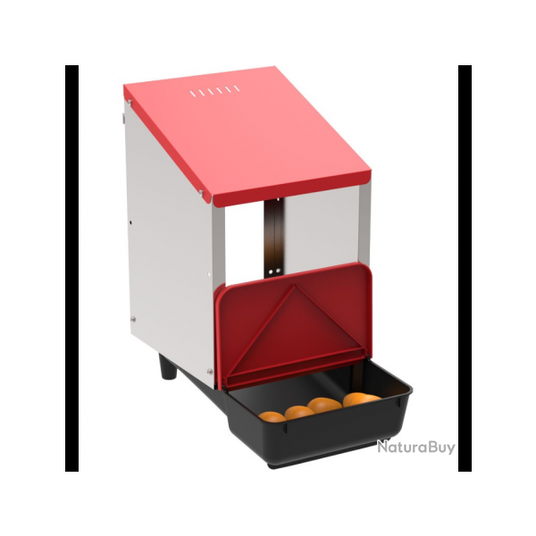 Pondoir collecteur d'oeufs en plastique 1 compartiment