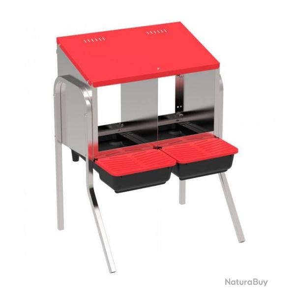 Pondoir pour poules avec pieds (x 12 poules)