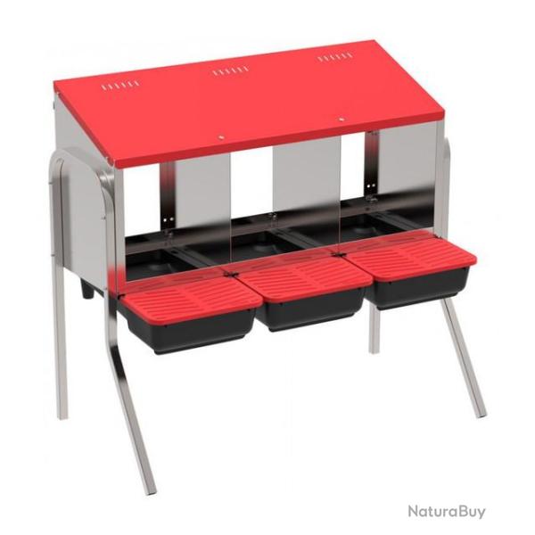 Pondoir pour poules avec pieds (x 18 poules)