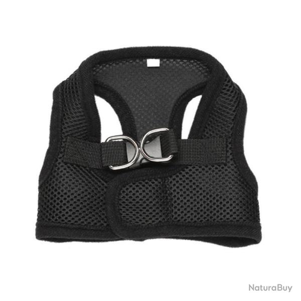 Petit harnais en maille noir - Taille S