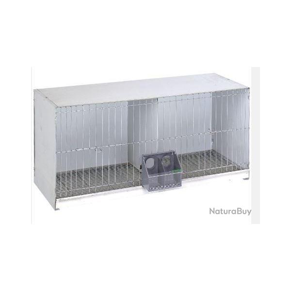 Cage avec plaque arrire en mtal