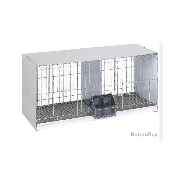 Cage avec plaque arrire-fil d'acier