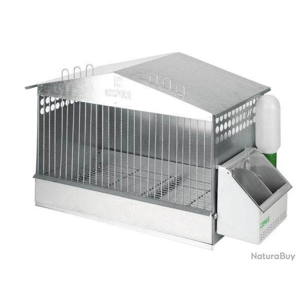 Cage 1 compartiment galvanis�e