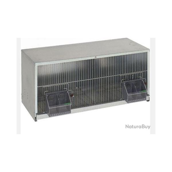 Cage pigeons 1,20m-2 compartiments