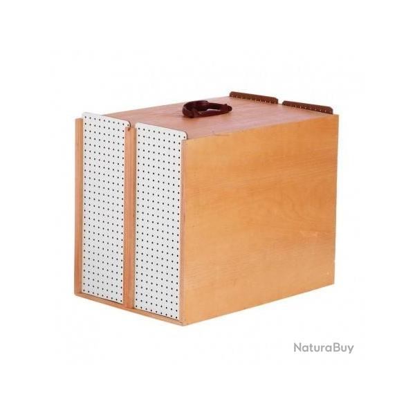 Cage de transport 2 compartiments coqs