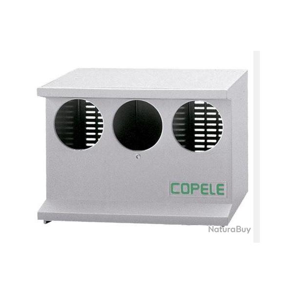 Mangeoire pigeons 3 compartiments plastique