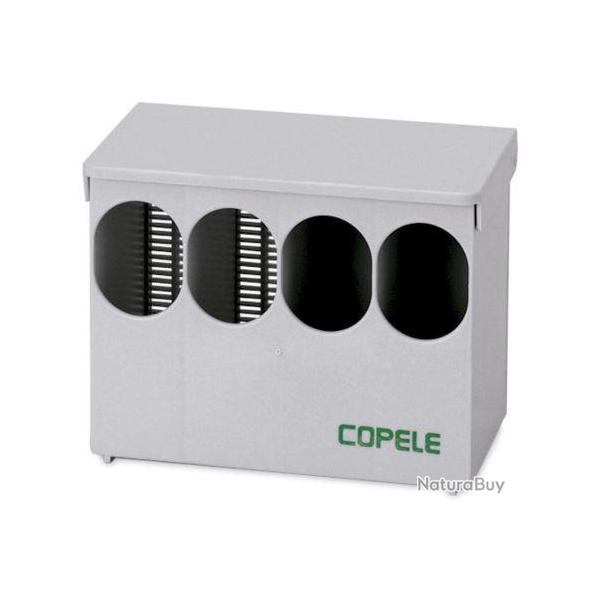 Mangeoire pigeons 4 compartiments plastique