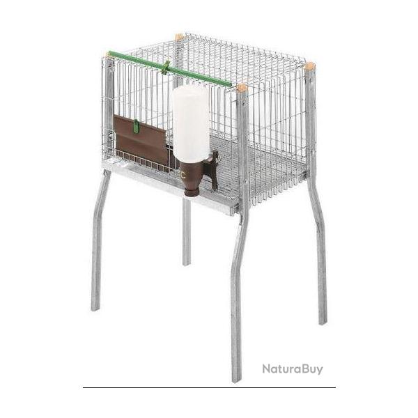 Cage hamster 1 compartiment avec pieds