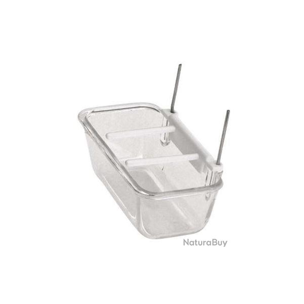 Mangeoire pour cage avec r�teau-fil d'acier