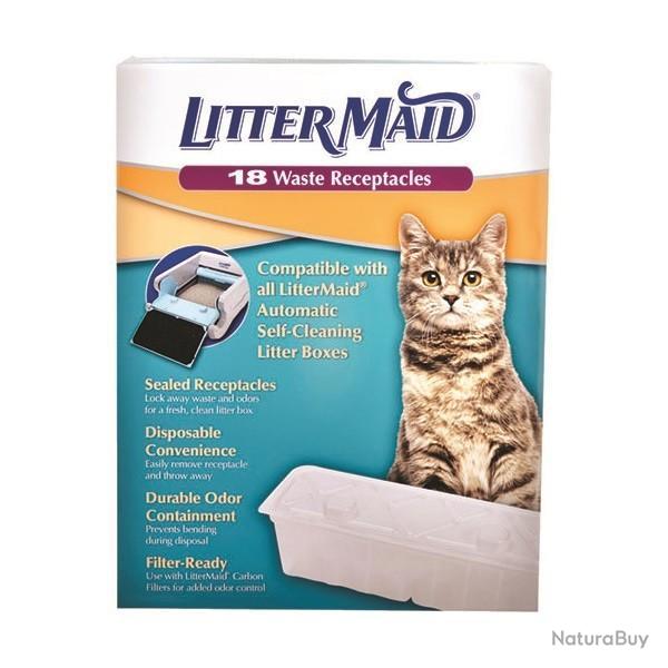 R�cipients pour Littermaid - 18 Unit�s
