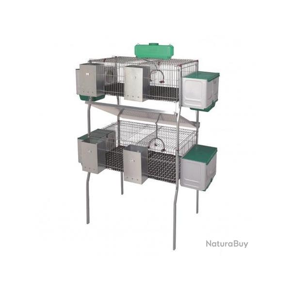 Cage pour lapins GAMMA 7-1 (2 niveaux)