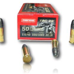 22 LR NORMA TAC LRN 40GR BTE 50