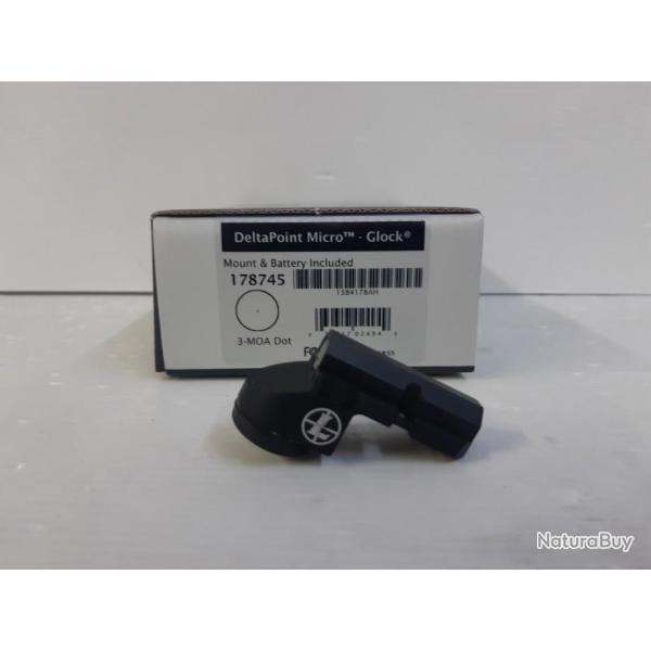 NEUF!!! POINT ROUGE LEUPOLD DELTAPOINT MICRO GLOCK