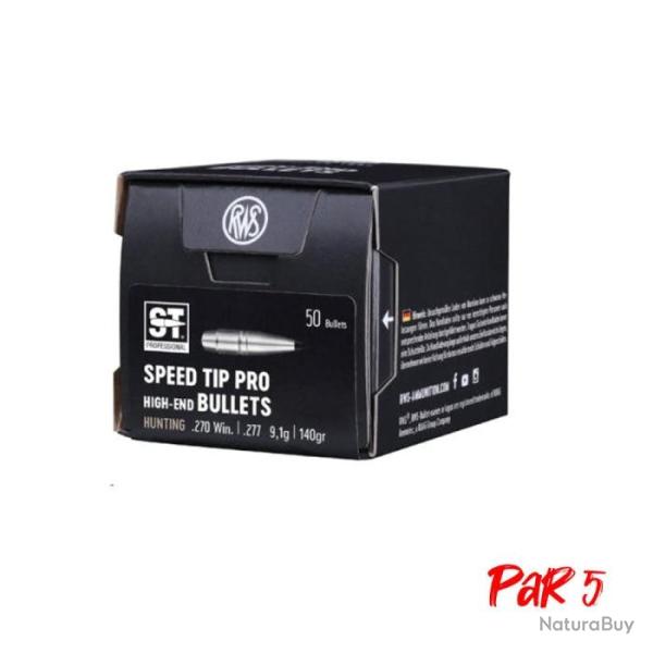 Ogives RWS Speed Tip Pro - 9.1 g / Par 5 / 270 Win