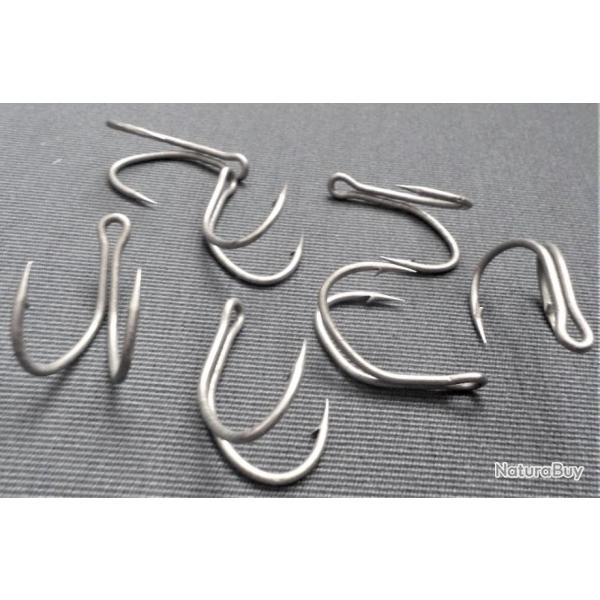 lot de 7 hameons double 1/0