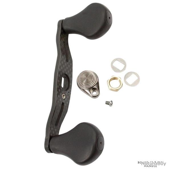 Manivelle Carbone Lew's Bowed Carbon Handle 95mm