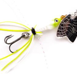 Cuiller Tournante Spro Larva Mayfly Micro Spinner 4g UV Pearl