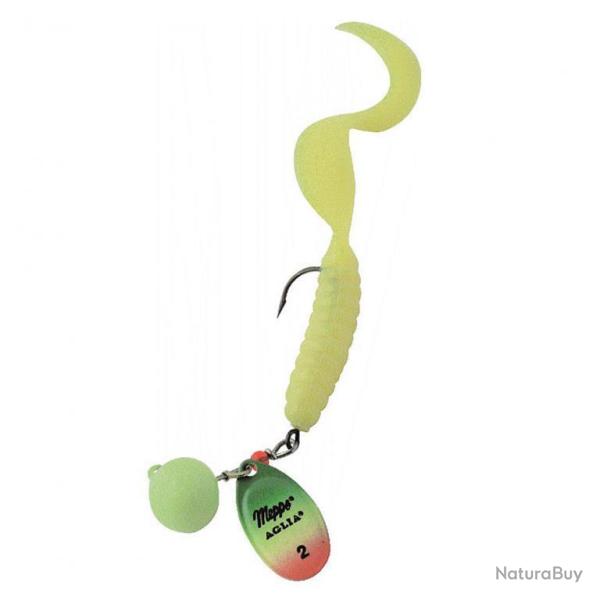 Cuiller Mepps Aglia Spinflex Chart Tiger Jaune 17g