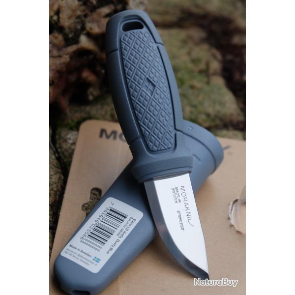 Couteau de Cou Morakniv Eldris LightDuty Lame Acier Inox Manche Mint Green �tui polym�re Sweden
