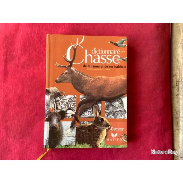 Livre dictionnaire de la chasse