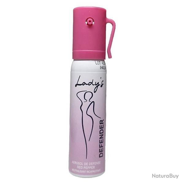 A�rosol de d�fense Lady's Defender Poivre 25ml