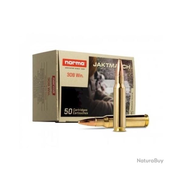 BALLE NORMA CAL.308win JAKT MATCH 150GR 9.7G PAR 50