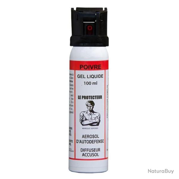 Bombe lacrymog�ne Accusol 100ml - Gel poivre