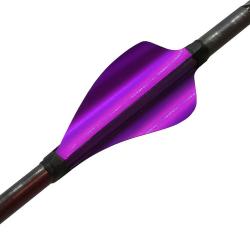 XS-WINGS - Plumes 50 mm High Profile GAUCHER (LH) VIOLET M&Eacute;TALLIQUE