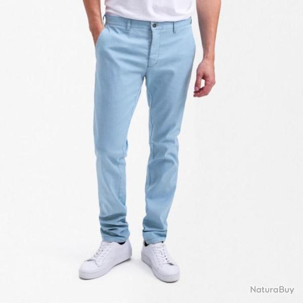 PANTALON SUNWILL CHINO BLEU CIEL T44