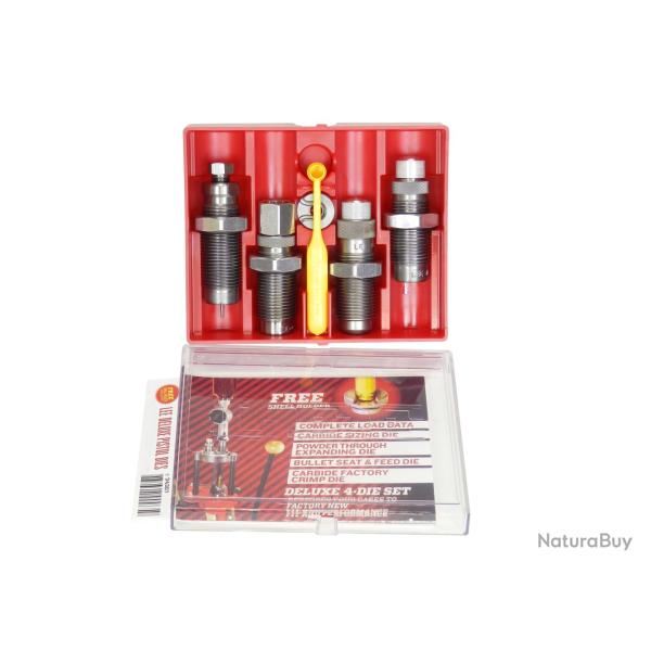Jeu de 4 outils carbure Lee 90447 cal. 9mm Short / .380 ACP