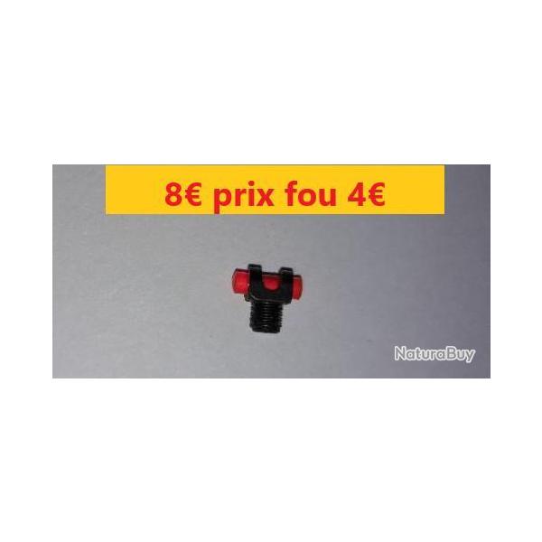 GUIDON "VRAI"  FIBRE OPTIQUE ROUGE     3  MM   PAS DE VIS  2.5    ref B3-2.5
