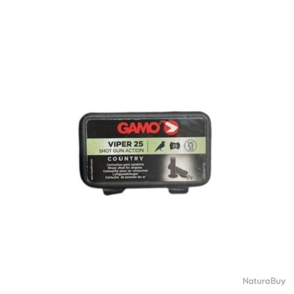 Cartouche de plombs GAMO cal.5.5 viper 25 dispersion par 25
