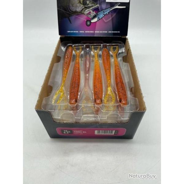 Leurre souple Fox rage slick finesse 16cm orange